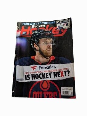 Beckett Hockey Magazine - Edmonton Oilers Cover (Black/Orange)